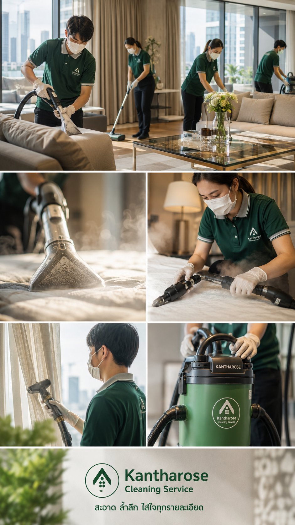 Khantharos Cleaning Service Banner