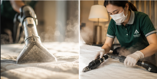Professional steam cleaning